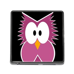 Pink owl Memory Card Reader (Square)