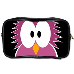 Pink owl Toiletries Bags