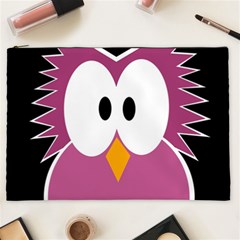 Pink owl Cosmetic Bag (XXL) 