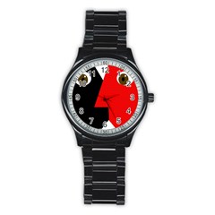 Kiss Stainless Steel Round Watch