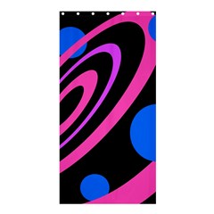 Pink And Blue Twist Shower Curtain 36  X 72  (stall)  by Valentinaart