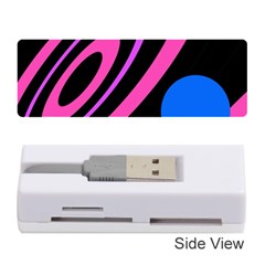 Pink And Blue Twist Memory Card Reader (stick) 