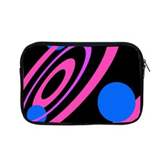 Pink And Blue Twist Apple Ipad Mini Zipper Cases by Valentinaart