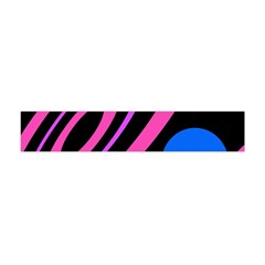 Pink And Blue Twist Flano Scarf (mini)