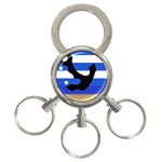 Anchor 3-Ring Key Chains Front