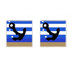 Anchor Cufflinks (square) by Valentinaart