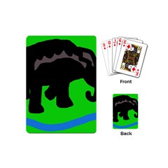 Elephand Playing Cards (mini)  by Valentinaart