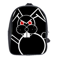 Evil Rabbit School Bags(large)  by Valentinaart