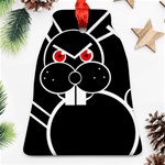 Evil rabbit Bell Ornament (2 Sides) Front