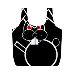 Evil rabbit Full Print Recycle Bags (M)  Front