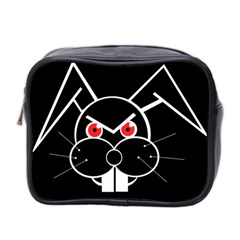 Evil Rabbit Mini Toiletries Bag 2-side by Valentinaart