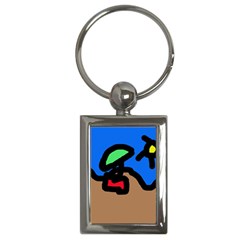 Beach Key Chains (rectangle)  by Valentinaart