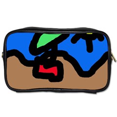 Beach Toiletries Bags 2-side by Valentinaart