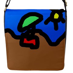 Beach Flap Messenger Bag (s) by Valentinaart