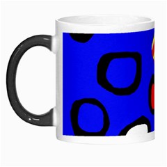 Blue Pattern Abstraction Morph Mugs by Valentinaart