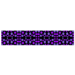 Dots Pattern Purple Flano Scarf (small) by BrightVibesDesign