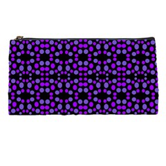 Dots Pattern Purple Pencil Cases by BrightVibesDesign