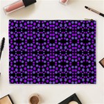 Dots Pattern Purple Cosmetic Bag (XL) Back