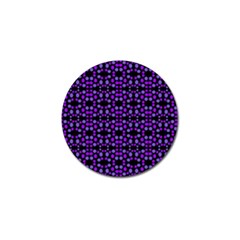 Dots Pattern Purple Golf Ball Marker