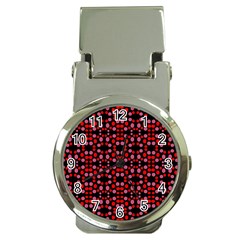 Dots Pattern Red Money Clip Watches by BrightVibesDesign