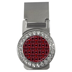 Dots Pattern Red Money Clips (cz)  by BrightVibesDesign