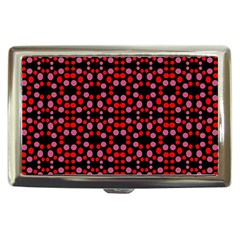 Dots Pattern Red Cigarette Money Cases by BrightVibesDesign