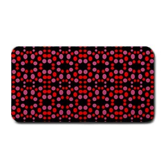 Dots Pattern Red Medium Bar Mats by BrightVibesDesign