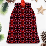 Dots Pattern Red Ornament (Bell)  Front