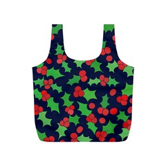 Holly Jolly Christmas Full Print Recycle Bags (s)  by BubbSnugg