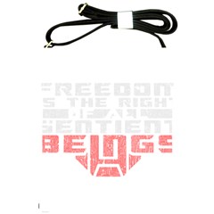 Freedom Is The Right Grunge Shoulder Sling Bags by justinwhitdesigns