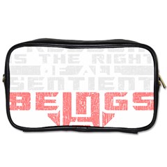 Freedom Is The Right Grunge Toiletries Bags 2-side by justinwhitdesigns