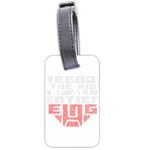 Freedom is the Right GRUNGE Luggage Tags (One Side)  Front