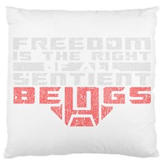 Freedom Is The Right Grunge Large Cushion Case (two Sides)