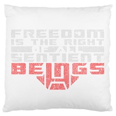 Freedom Is The Right Grunge Standard Flano Cushion Case (one Side) by justinwhitdesigns