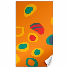 Orange Abstraction Canvas 40  X 72   by Valentinaart