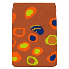 Orange Abstraction Flap Covers (l)  by Valentinaart