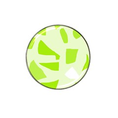 Green Abstract Design Hat Clip Ball Marker (10 Pack) by Valentinaart