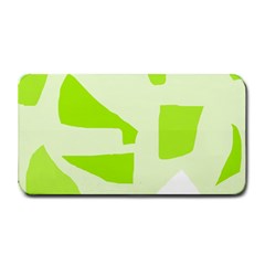 Green Abstract Design Medium Bar Mats by Valentinaart