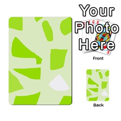 Green Abstract Design Multi-purpose Cards (rectangle) 