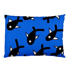 Cute Fishes Pillow Case (two Sides) by Valentinaart