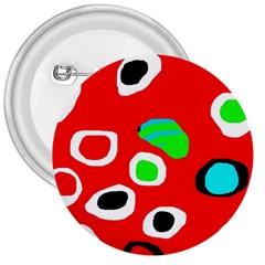 Red abstract pattern 3  Buttons