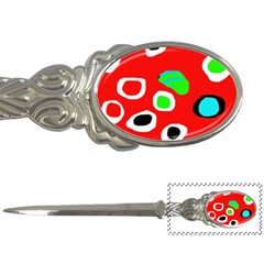 Red abstract pattern Letter Openers