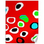 Red abstract pattern Canvas 12  x 16   11.86 x15.41  Canvas - 1