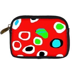 Red abstract pattern Digital Camera Cases