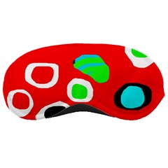 Red abstract pattern Sleeping Masks