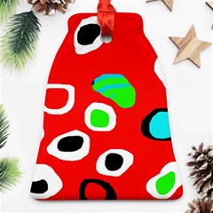 Red abstract pattern Ornament (Bell) 