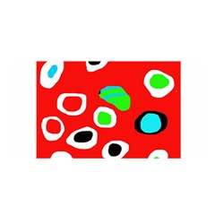 Red abstract pattern Satin Wrap