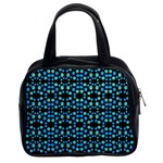 Dots Pattern Turquoise Blue Classic Handbags (2 Sides) Front