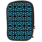 Dots Pattern Turquoise Blue Compact Camera Cases Front