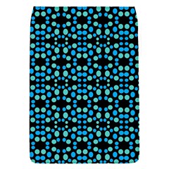 Dots Pattern Turquoise Blue Flap Covers (s)  by BrightVibesDesign